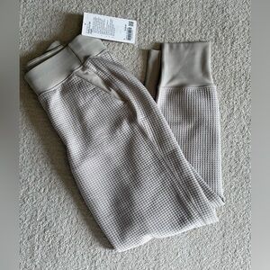 lululemon athletica Cream Textured Joggers